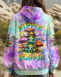 Hippie Squad Frog Psychedelic Mushroom Colorful Tie Dye AOP Shirts _5_ xkwwJ