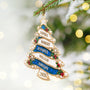 HolidayGiftForFamily PersonalizedChristmasTreeGoldenPearlAcrylicOrnament AT2382 CLA4168 MK 2