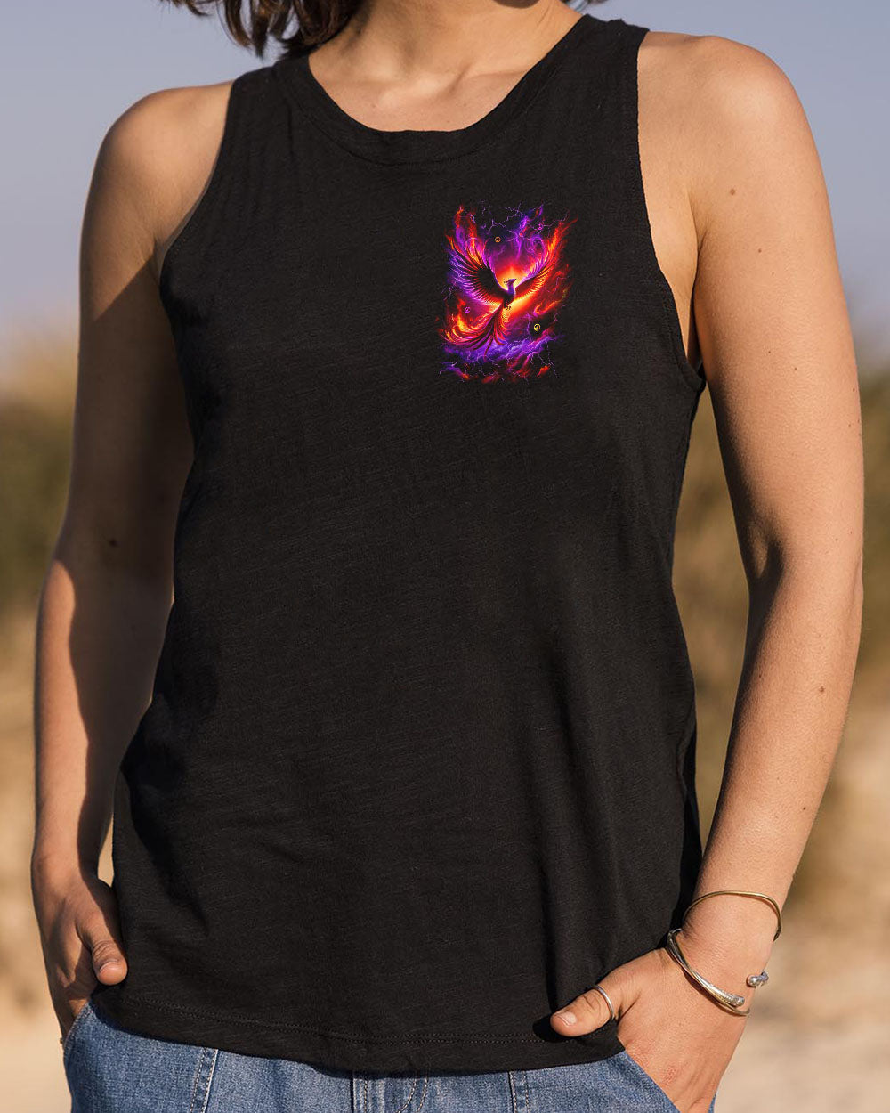 I Am The Storm Phoenix Design _26 Empowering Quote Powerful Hippie AOP Shirts _6_ gsyMT