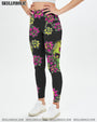 I Am a Sweet Girl Pocket Full of Crazy Neon Sugar Skull and Rose AOP Shirts _15_ B50Wr