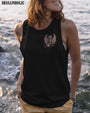 I Am the Storm Withstand the Storm Skull Dark Rose and Wings Graphic AOP Shirts _9_ ARcfd