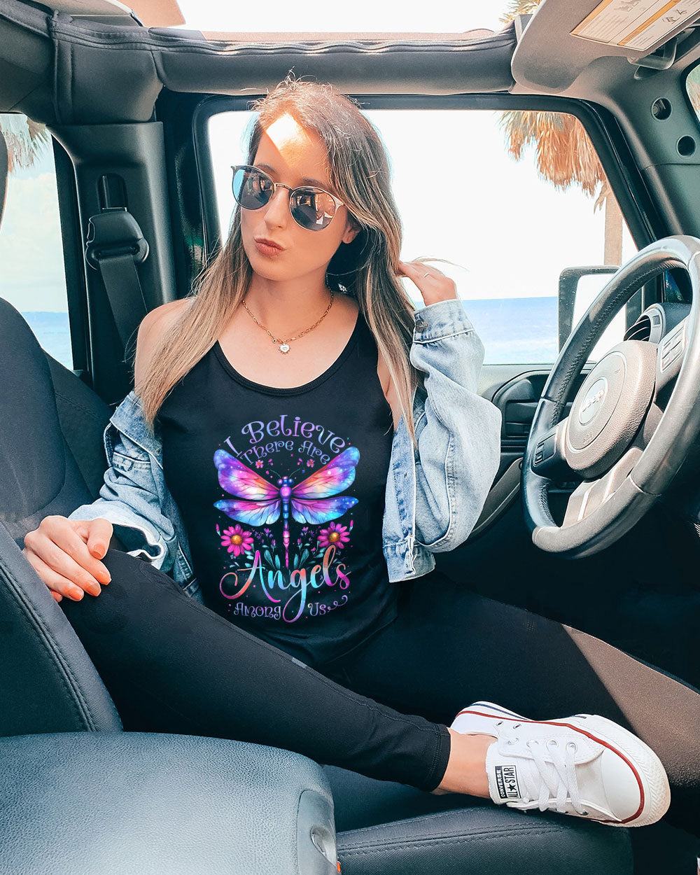 I Believe There Are Angels Among Us Dragonfly Memorial Graphic AOP Shirts _5_ FrceI