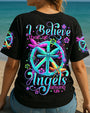 I Believe There Are Angels Among Us Dragonfly Neon Peace Symbol AOP Shirts _3_ 47mLt