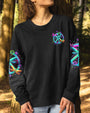I Believe There Are Angels Among Us Dragonfly Neon Peace Symbol AOP Shirts _8_ X6tnF