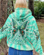 I Believe There Are Angels Among Us Green Rose Butterfly Tie Dye AOP Shirts _8_ tBd4S