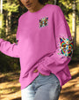 I Believe There Are Angels Among Us Hippie Butterfly and Peace Sign AOP Shirts _2_ W1yDa