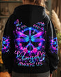 I Believe There Are Angels Among Us Neon Dragonfly Floral Peace Sign AOP Shirts _8_ jU2eR