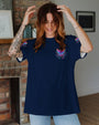 I Believe There Are Angels Among Us Neon Peace Wing Floral AOP Shirts _10_ 3oCdS