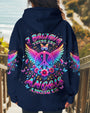 I Believe There Are Angels Among Us Neon Peace Wing Floral AOP Shirts _1_ LiiHT