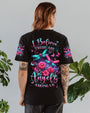 I Believe There Are Angels Among Us Pink and Teal Dragonfly AOP Shirts _1_ wXCHB