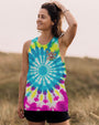 I Believe There Are Angels Among Us Tie Dye Gnome Peace Sign AOP Shirts _10_ jm5cB