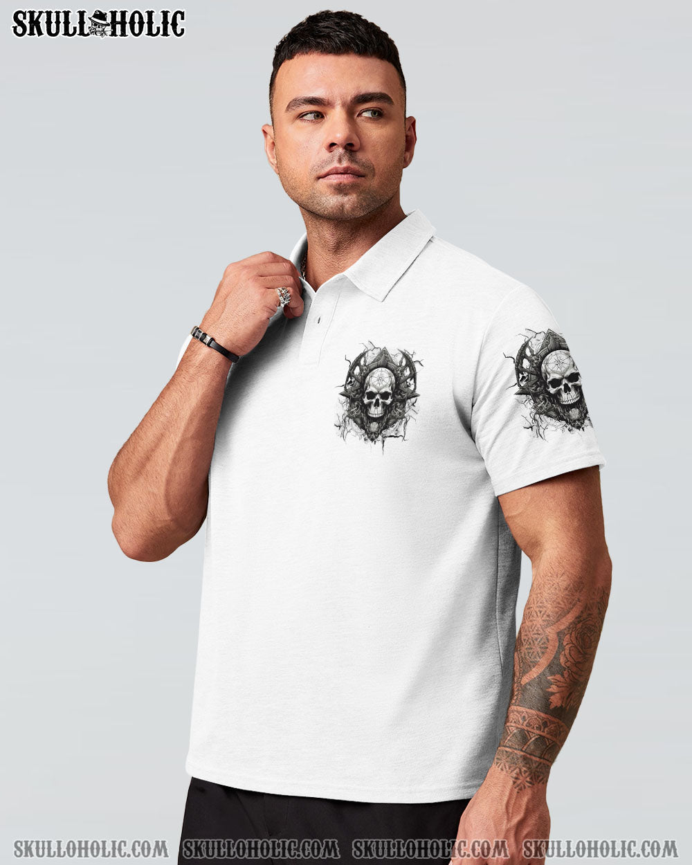 I Can Fix Stupid But It_E2_80_99s Gonna Hurt Skull Dark Gothic Ink Style AOP Shirts _15_ fOnzZ