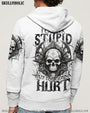 I Can Fix Stupid But It_E2_80_99s Gonna Hurt Skull Dark Gothic Ink Style AOP Shirts _9_ 8he3L