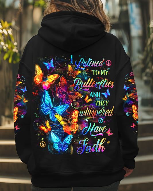 I Listened to My Butterflies and they whispered Have Faith Neon Colorful AOP Shirts _1_ 3CNht
