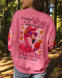 If A Glass of Wine is Good for You Imagine Flamingo Drink Cocktail Design for Women AOP Shirts _9_ rVXrC
