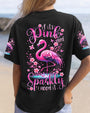 If Its Pink and Sparkly I Need It Flamingo Glamorous Glitter Graphic Tee for Women AOP Shirts _1_ wpvhn