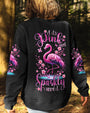 If Its Pink and Sparkly I Need It Flamingo Glamorous Glitter Graphic Tee for Women AOP Shirts _9_ MNZbk