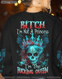 Im Not A Princess Im The F Queen Funny Skyll Gothic Queen Graphic for Women AOP Shirts _7_ F39fv