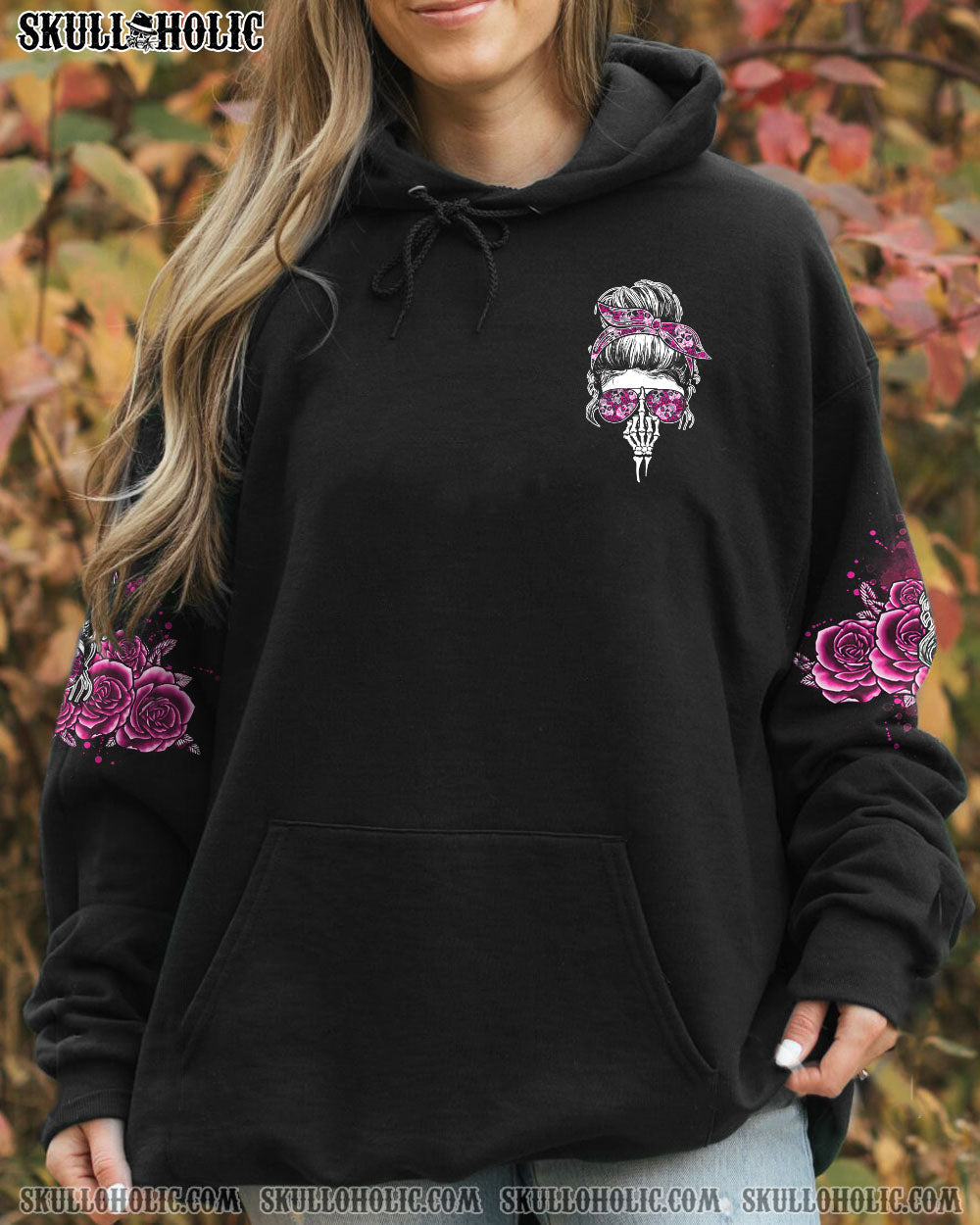 Im a BITCH Dont Try Me Skull Rose Sassy Graphic Tee for Women AOP Shirts _2_ nLyyt