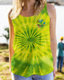 Imagine All The People Living Life in Peace Butterfly Peace Green Tie Dye Design AOP Shirts _12_ 04nBA