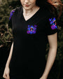 Imagine All The People Living Life in Peace Neon Colorful Peace Design for Women AOP Shirt _4_ Zvem6