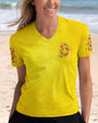 Imagine All The People Living Life in Peace Peace Symbol with Flower Design for Women AOP Shirts _5_ J7hvy