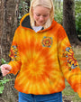Imagine All The People Living Life in Peace Sunflower Peace Orange Tie Dye Design AOP Shirts _1 _6_ G3VAg