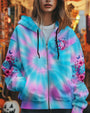 Imagine All The People Living Life in Peace Tie Dye Peace Symbol Design for Women AOP Shirts _10_ RRki2