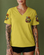 Imagine All the People Living Life in Peace Sunflower Peace Sign Design AOP Shirts _2_ KzBgW