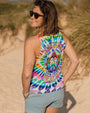 Imagine All the People Living Life in Peace Tie Dye Peace Sign Rainbow Hippie AOP Shirts _13_ sntG2