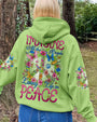 Imagine All the People Living Life in Peace Vibrant Peace Sign Design with Flowers _26 Birds AOP Shirts _13_ dROrP