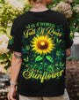 In a World Full of Roses Be a Sunflower Positive Sunflower Inspirational AOP Shirts _1_ CE5WD