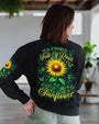 In a World Full of Roses Be a Sunflower Positive Sunflower Inspirational AOP Shirts _8_ eknrL