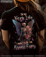 In my next life I want to be the Karma Fairy Skull Gothic Wings Roses AOP Shirts _9_ fdBkS