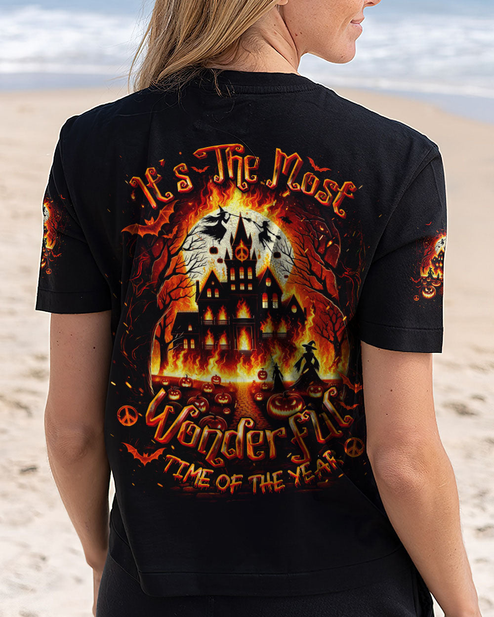 It_E2_80_99s the Most Wonderful Time of the Year Halloween Spooky Haunted House AOP Shirts _5_ ZUe3J