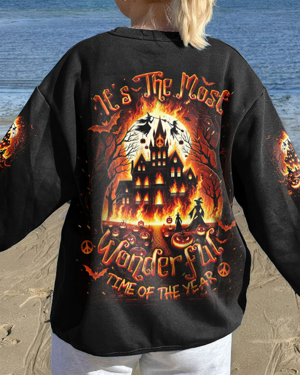 It_E2_80_99s the Most Wonderful Time of the Year Halloween Spooky Haunted House AOP Shirts _9_ quan9