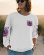 Just Breathe Everything Is Going To Be Okay Colorful Dragonfly Floral AOP Shirts _2_ 2uOXq
