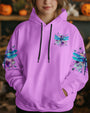 Just Breathe Everything Is Going To Be Okay Dragonfly and Floral Design AOP Shirts _6_ Qtd1r