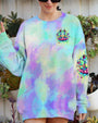 Just Breathe Everything Is Going To Be Okay Frog Tie Dye Yoga Hippie AOP Shirts _6_ Hd4Cx