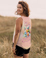 Just Breathe Everything Is Going To Be Okay Hummingbird Floral Pastel AOP Shirts _11_ WGVdA