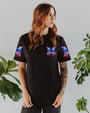 Just Breathe Everything Is Going To Be Okay Inspirational Butterfly Graphic AOP Shirts _13_ rjEfB