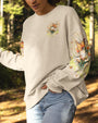 Just Breathe Everything Is Going To Be Okay Inspirational Butterfly Tulip Floral AOP Shirts _8_ 6RRAU