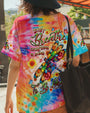 Just Breathe Everything Is Going To be Okay Tie Dye Dragonfly Graphic Tee for Women AOP Shirts _6_ xqbwW