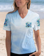 Just Breathe Everything Is Going to Be Okay Blue Butterfly Tie Dye AOP Shirts _5_ XetA6