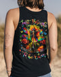 Just Breathe Everything Is Going to Be Okay Colorful Dragonfly Flower AOP Shirts _13_ 0EEpk