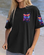 Just Breathe Everything Is Going to Be Okay Colorful Dragonfly Mental Health Tee AOP Shirt _2_ Ws1xB