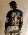 Just Breathe Everything Is Going to Be Okay Colorful Meditating Frog AOP Shirts _7_ hnP12