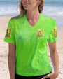 Just Breathe Everything Is Going to Be Okay Cute Frog Green Peaceful AOP Shirts _2_ c1XoU