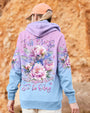 Just Breathe Everything Is Going to Be Okay Dragonfly and Peony Floral AOP Shirts _13_ OXShH