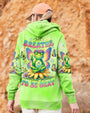 Just Breathe Everything Is Going to Be Okay Frog Meditating Peace AOP Shirts _13_ 8DBV2